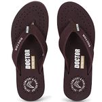 DOCTOR EXTRA SOFT Women's Care Orthopaedic Diabetic Comfortable MCR Flip-Flop Slippers D-16-FeeLGooD-Brown-7UK