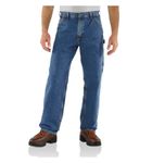 Carhartt Men's Loose Fit Utility Jean B13, Darkstone, 32W x 30L