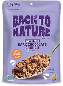 Back to Nature Granola Cereal - Gluten Free, Non-GMO, Plant Based Snacks made with Whole Grain Rolled Oats - Chocolate Delight, 11 Ounce (Pack of 6)