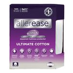 AllerEase Ultimate Protection and Comfort Waterproof, Bed Bug, Antimicrobial Zippered Mattress Protector - Vinyl Free & Hypoallergenic - 10 Year Warranty, Twin