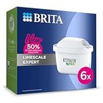 BRITA MAXTRA PRO Limescale Expert Water Filter Cartridge 6 Pack - Original BRITA refill for ultimate appliance protection, reducing impurities, chlorine and metals