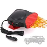 Car Heater Red Portable Car Heater Plug in Car Heater 12v Car Heater Car Defroster Heater Car Demister