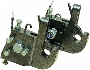 Field Tuff 18.8 Pound Fast Change Hitch System Category 1 and 2 with Powder Coated Finish and Complete Hardware for Home Improvement, Black