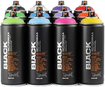 Montana Black Spray Paint 12 Pack