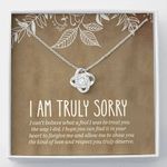 FABUNORA Gift To Say Sorry To Your Wife Or GF - 925 Sterling Silver Pendant With Certificate of Authenticity and 925 Stamp