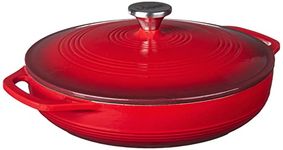 Lodge EC3CC43 Color 3-Quart Covered Casserole (Island Spice Red)