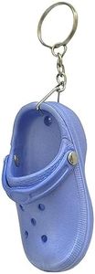 AUTOZOCO Crocs, portachiavi a forma di Crocs, portachiavi a forma di Crocs, portachiavi a forma di Crocs, mini Crocs, portachiavi in gomma con motivo Crocs, blu, X-Large