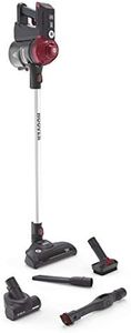 Hoover FD22RP011 Freedom Scopa Portatile Elettrica Senza Filo, ALLERGY & PETS, Autonomia 25 min, 0,7 Litri, Grigio e Rosso, 22w