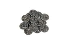 Anglo-Saxon Themed Gaming Coins - Small 20mm 15-Pack, Novelty Fantasy Replica Coins