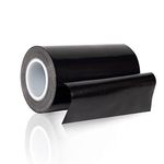 SENCOL PTFE Coated Fiberglass Telfon Tape,high Temperature Tape;Drying Mechanical Conveyor Belt; Welding Sealing Tape; -196℃ - +300℃ … (Black, 100mm x 12yards x 0.18mm)