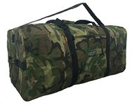 Heavy Duty Cargo Duffel Large Sport Gear Equipment Travel Bag Rooftop Rack Bag (36 inch, Camo)