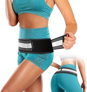 Zekeson Back Brace for Lower Back Pain, Si Belt, Sciatic Nerve Brace, Relief for Sciatica, Hip, Spine Pain, Pelvic, Sacroiliac Belt-Breathable & Adjustable Lumbar Back Support Belt for Women and Men