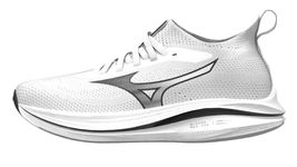 Mizuno Men's Neo Zen Running Shoe, White/Black, 10 UK