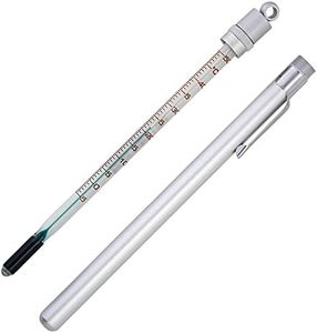 SP Bel-Art, H-B Enviro-Safe Liquid-In-Glass Pocket Laboratory Thermometer; -5 to 50C, Closed Metal Case, Environmentally Friendly (B60570-1400)