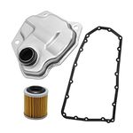 VIKKSAER Transmission Oil Filter And Gasket, Replace 31728-1XF03 Transmission Filter CVT Auto Transmission Filter Kit, Replacement for Nissan 07-18 Altima Juke Nv200 Rogue JF011E