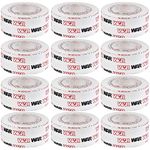 WAR Tape 1" EZ Rip Athletic Tape for Boxing, MMA, Muay Thai - 12 Pack