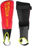 Vizari Malaga Soccer Shin Guards for Kids | Soccer Gear for Boys Girls | Protective Soccer Equipment | Adjustable Straps- Red, XS Size