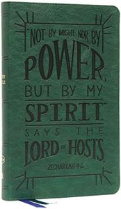 NKJV Thinline Youth Edition Bible, Verse Art Cover Collection, Red Letter, Comfort Print [Green]: Holy Bible, New King James Version