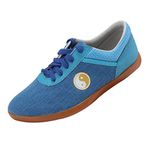 Comfortable & Breathable Taiji Kungfu Morning Exercises Shoes,Simple and Classic Design,Blue,35