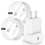 Fashia USB C Charger for iPhone 15,10FT USB C Cable and USB C Fast Charger Blcok for iPhone 15 Pro/15 Pro Max/15 Plus, Long iPhone 15 Fast Charging Cable for iPad Pro12.9/11in,iPad Air,iPad Mini-White