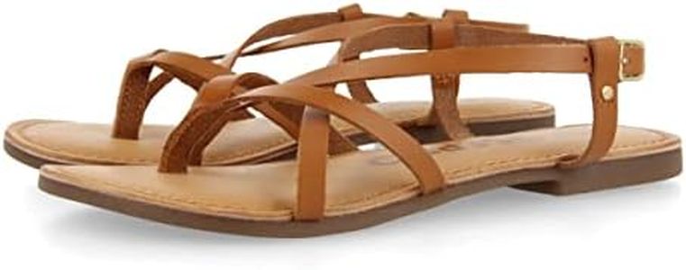 GIOSEPPO Sandalias Color Cuero Estilo Romana para Mujer lelex