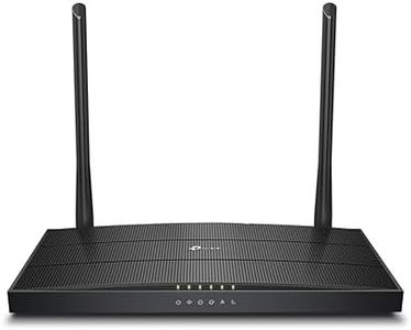 TP-Link XC220-G3V AC1200 Wireless 4 Gigabit Port, 1 VOIP Port, XPON Wireless Fiber Router (Black, Dual Band) with 2 External Dual Band Antennas, Easy Remote Management