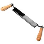 Biltek 10" Straight Draw Shave Tool Knife - Bark Peeler, Drawknife, Drawing Knife, Draw Shave, Shaving Knife