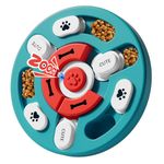 Dog Puzzle Toys, Treat Dispensing Dog Enrichment Toys for IQ Training and Brain Stimulation, Interactive Mentally Stimulating Toys as Gifts for Puppies, Cats, Dogs