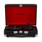 Crosley CR8005D-BK Cruiser Deluxe Portable 3-Speed Turntable with Bluetooth, Black