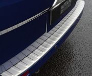 Brushed Bumper Sill Protector Trim Cover To Fit Transit Custom (2012+)