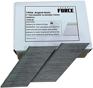 Steel Force 1534-50 15GA 34 Degree Finish Nails 2" 2,500pc