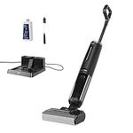 Hoover HW3 Plus 2in1 Wet and Dry Cordless Vacuum Cleaner and Mop Floor Washer for Delicate and Hard Floors - 40 min runtime, Anti-Twist, Auto-Clean with Hot Air Drying, Double Edge Cleaning [HW3P10]