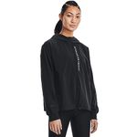 Under Armour Women's Warmup Tops Women's Ua Woven Full-Zip Jacket, Black, 1369889-002, MD