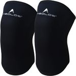 AEOLOS Knee Sleeves (1 Pair)，7mm Compression Knee Braces for Heavy-Lifting,Squats,Gym and Other Sports(Medium)