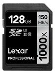 Lexar Professional 128 GB Class 10 UHS-II 1000x Speed (150 MB/s) SDXC Flash Memory Card