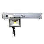 Pit Posse 490 Swing Flip Out Light Aluminum Enclosed Cargo Race Car Trailer Shop Garage Accessory Cabinet Comonents Silver