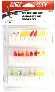 Eagle Claw UV ICE JIG KIT, Assorted, Small