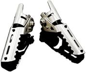 Foot Rests for BMW R1250GS R 1200 for GS for adv for Adventure for LC for HP for GSA 2013-2022 Motorcycle Front Foot Pegs Folding Footrests Clamps Foot Pegs Rest (Color : 1)