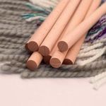 BLOOMAX® 10 Pcs (12mm/12 inch) Hardwood Round Wooden Dowels Stick Rods | Wood Dowels | Solid Hardwood Sticks, Macrame, Wall Hanging, Art & Craft Projects, DIY & More (Full-Finished)