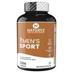 Naturyz Men's Sport Specialized Daily Multivitamin For Men With Highest 55 Nutrients (Vitamins, Minerals, Aminos, Enzymes, Antioxidants, Herbal Extracts) And 13 Performance Blends - 50 Tablets