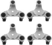 QWORK 4 pcs 6" Steel Tri-Dolly, 200