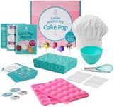 Tovla Jr. Ultimate Cake Pop-Making Kit for Kids – Fun DIY Baking Kit, STEM Activity for Ages 4+, Visual Learning Cake Pop Molds & Tools Set, Great Gift for Young Chefs