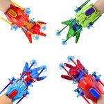 Light Up Spider Web Shooter with 6 darts Toy for 3-8 Year Old Boys Web Shooters Age 4 5 6 7 Boys Superhero Web Shooter Gloves Toys Superhero Toys Gifts for Party,Hallowen,Birthday, Age 3 4 5 6 7