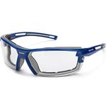 GENYED® Safety Glasses CE EN166 certified with Foam Gasket, Anti Fog Scratch Resistant UV400 Protection, Wrap-Around Lenses, Safety Goggles, Protective Eyewear