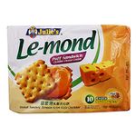 Julie's Lemond Puff Sandwich Cheddar Cheese Cream 180gm