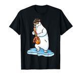 Saxophone Player Polar Bear Jazz Band Music Lovers Kids Gift T-Shirt