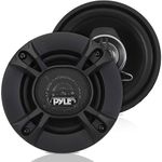 Pyle 2-Way Universal Car Stereo Speakers - 240W 4 Inch Coaxial Loud Pro Audio Car Speaker Universal OEM Quick Replacement Component Speaker Vehicle Door/Side Panel Mount Compatible -PL412BK (Pair)