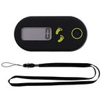 Homoyoyo Mini Pedometer 3D Digital Pedometer: Portable Walking Pedometer with Clip Lanyard - Accurate Walking Step Counter in Real Time - Pedometer for Older Kids/Fitness Men/Women/Elders