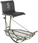 Summit Treestands Ledge XT Hang-on Tree Stand | Lightweight | Folding Comfort-Mesh Seat (SU82117),Black