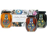 Honey - 100% Pure Raw Organic Unprocessed SmallBee, Wildflower, Lychee | NMR Tested Shahad | No Added Sugar |Natural & Unpasteurized Immune Booster Flavoured Honey (Pack of 3)_750g